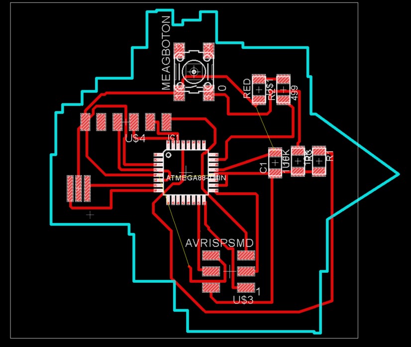 multiple attempts on the drawing of the paths